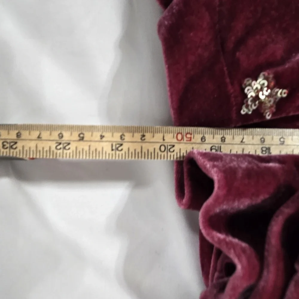 Boden Girls Pink Velour Dress With Sequin Stars